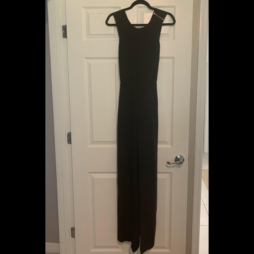 NWT Banana Republic Criss Cross black jumpsuit